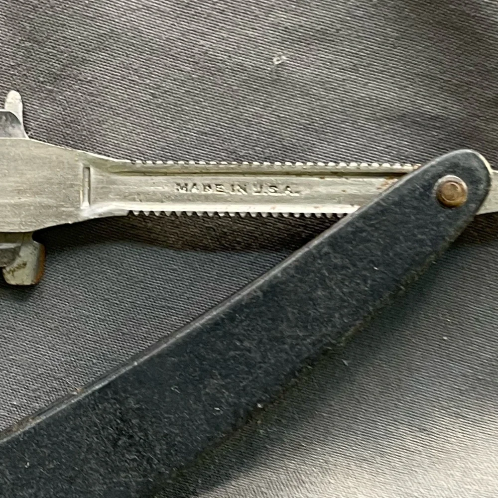 Durham Duplex Razor Co. Shaving Razor with Canvas Case PAT. U.S.A. May 7 1907